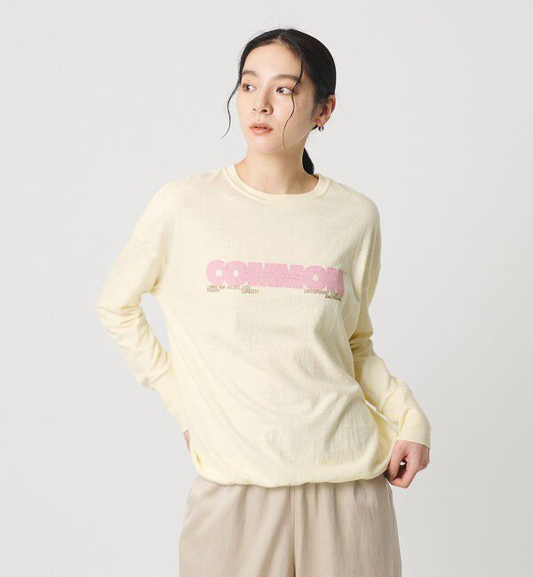 BEAUTY&YOUTH UNITED ARROWS「【別注】＜Americana＞プリント ロングスリーブTシャツ」|Tシャツ・カットソー|