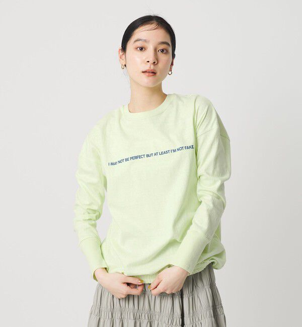 BEAUTY&YOUTH UNITED ARROWS「【別注】＜Americana＞プリント ロングスリーブTシャツ」|Tシャツ・カットソー|