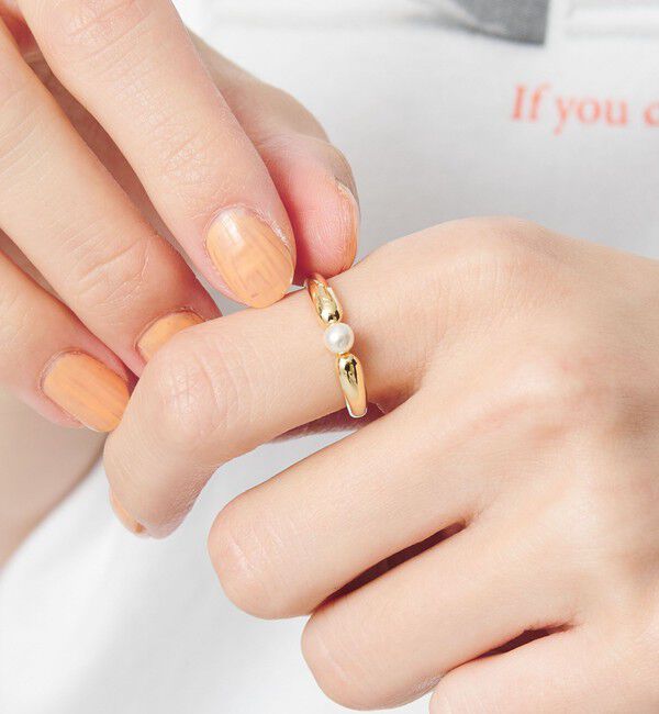 BEAUTY&YOUTH UNITED ARROWS「ワン パールモチーフ リング」|リング|GOLD