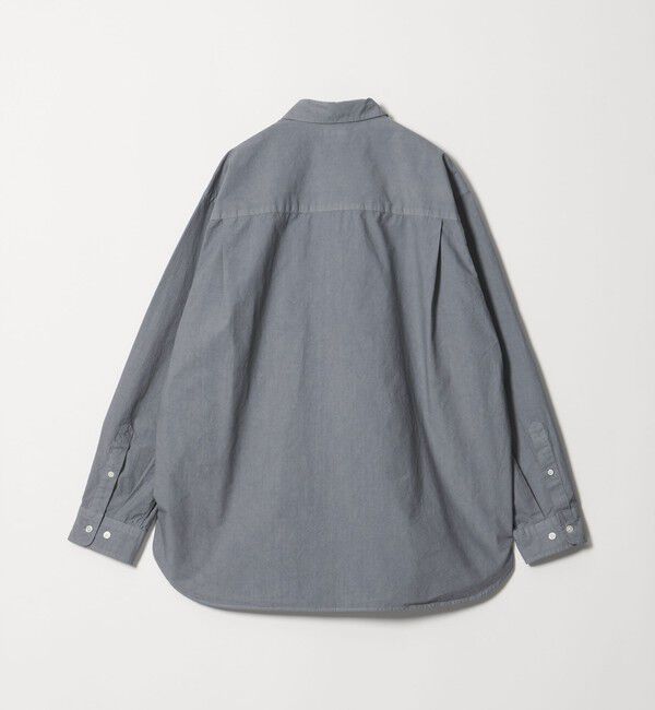 STEVEN ALAN「＜Steven Alan＞ ガーメントダイ ポプリン レギュラーカラー シャツ LOOSE」|シャツ・ブラウス|