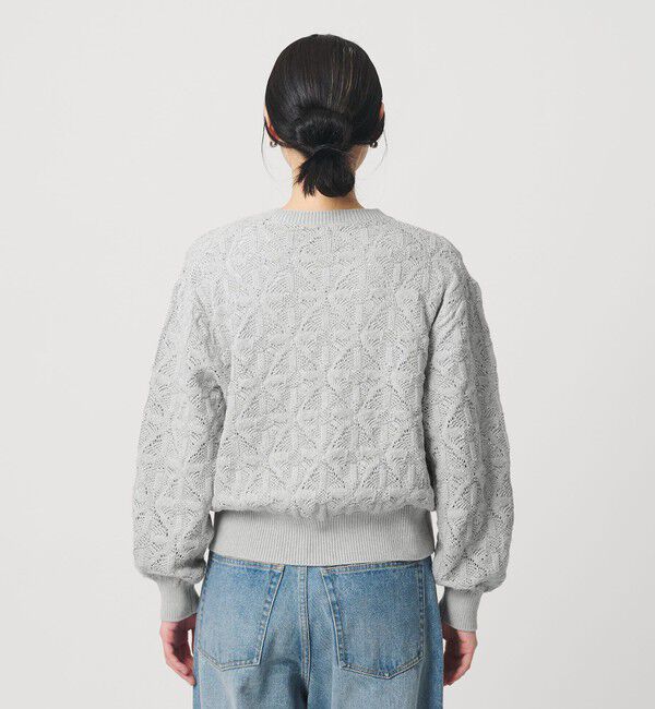 BEAUTY&YOUTH UNITED ARROWS「【WEB限定 Wardrobe DAILY MINIMAL】レース ジップカーディガン ウォッシャブル」|カーディガン|