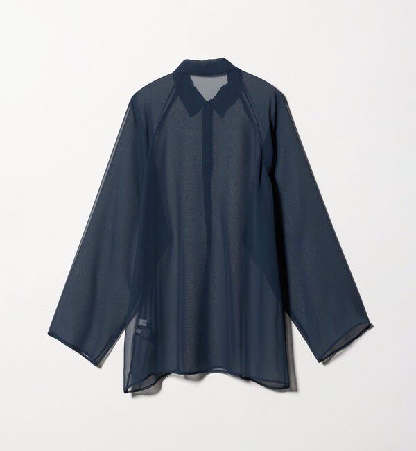 ATTISESSION「＜ATTISESSION＞ラグラン ポロカラーシャツ」|シャツ・ブラウス|
