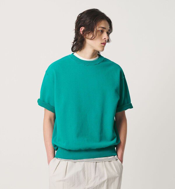 BEAUTY&YOUTH UNITED ARROWS「クラッシュ ショートスリーブ スウェット 」|Tシャツ・カットソー|