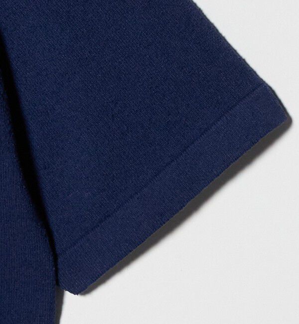 BEAUTY&YOUTH UNITED ARROWS「KNITEE クリンプコットン ニット ポロシャツ ウォッシャブル」|ニット・セーター|