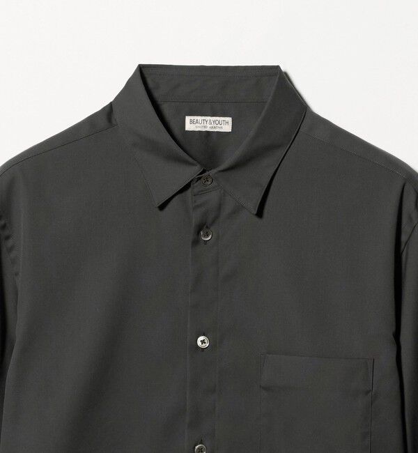 BEAUTY&YOUTH UNITED ARROWS「クリア オックスフォード デオドラント レギュラー 半袖シャツ SLIM型 抗菌防臭」|シャツ・ブラウス|