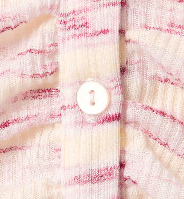 BEAUTY&YOUTH UNITED ARROWS「【WEB限定】カスリボーダー シャーリングトップス 2WAY」|Tシャツ・カットソー|