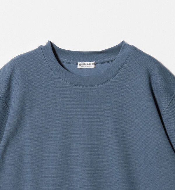 BEAUTY&YOUTH UNITED ARROWS「ライト ダブルフェイス ジオメ クルーネック Tシャツ 抗菌防臭」|Tシャツ・カットソー|