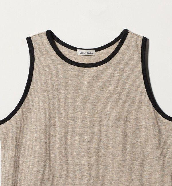 STEVEN ALAN「＜Steven Alan＞リンガー アメリカンスリーブ タンクトップ」|Tシャツ・カットソー|