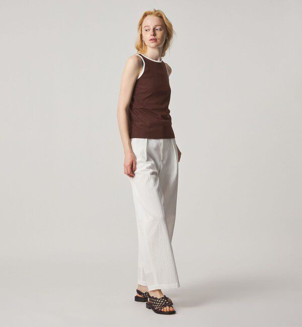 STEVEN ALAN「＜Steven Alan＞リンガー アメリカンスリーブ タンクトップ」|Tシャツ・カットソー|