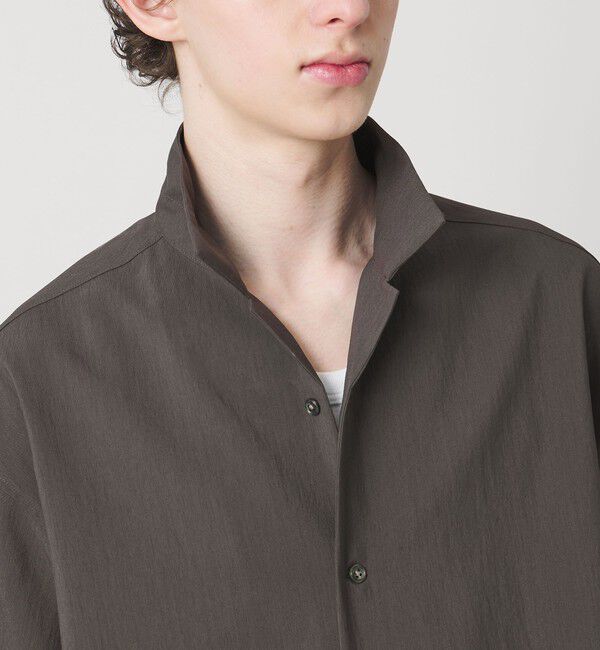 MONKEY TIME「RENU TROシリーズ オープン カラー シャツ -セットアップ対応-」|シャツ・ブラウス|