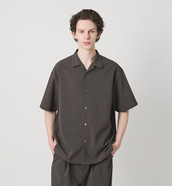 MONKEY TIME「RENU TROシリーズ オープン カラー シャツ -セットアップ対応-」|シャツ・ブラウス|