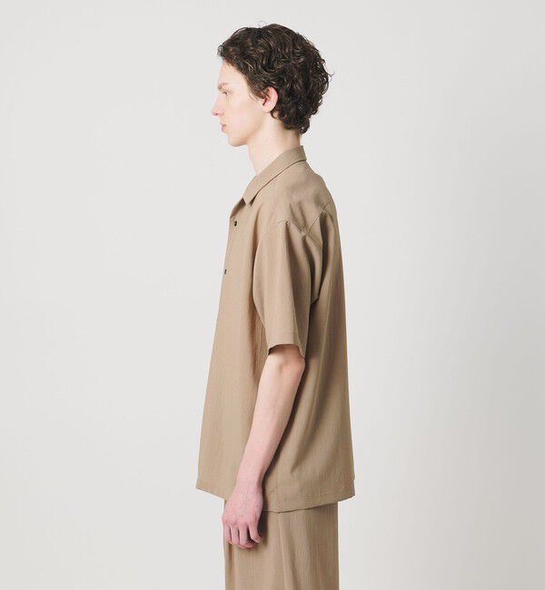 MONKEY TIME「RENU TROシリーズ オープン カラー シャツ -セットアップ対応-」|シャツ・ブラウス|