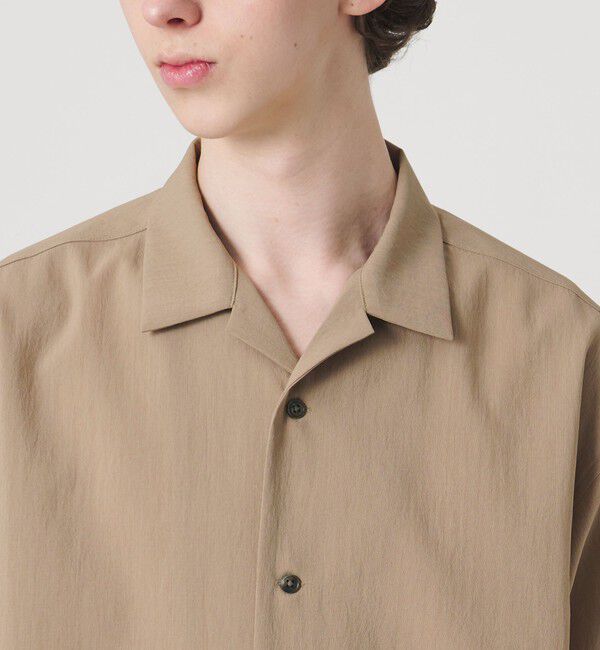 MONKEY TIME「RENU TROシリーズ オープン カラー シャツ -セットアップ対応-」|シャツ・ブラウス|