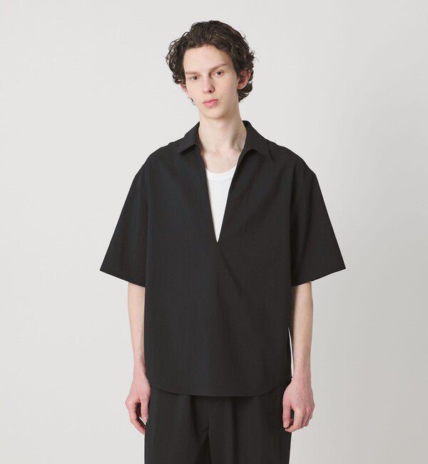 MONKEY TIME「RENU TROシリーズ ディープ Vネック シャツ -セットアップ対応-」|シャツ・ブラウス|