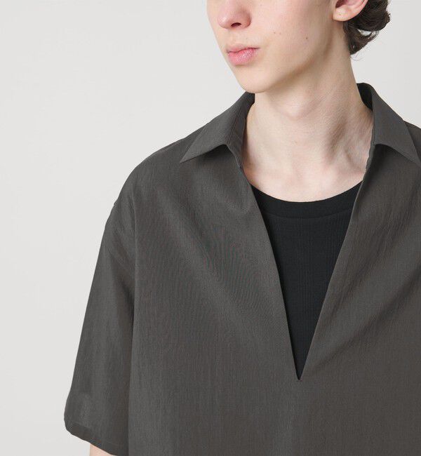 MONKEY TIME「RENU TROシリーズ ディープ Vネック シャツ -セットアップ対応-」|シャツ・ブラウス|