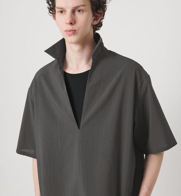 MONKEY TIME「RENU TROシリーズ ディープ Vネック シャツ -セットアップ対応-」|シャツ・ブラウス|