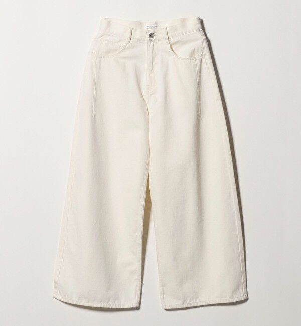 BEAUTY&YOUTH UNITED ARROWS「ライトオンス ワイド デニムパンツ」|デニム|OFF WHITE
