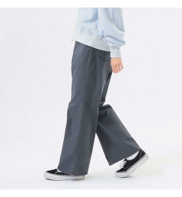 BEAMSBOY「【別注】DICKIES / ウォッシュ フレア パンツ」|チノ|