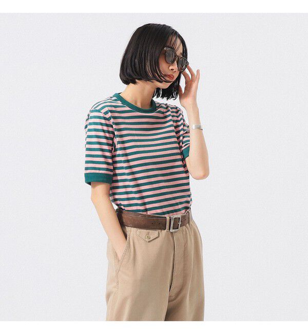 BEAMSBOY「ボーダー バインダー ショートスリーブ Tシャツ」|Tシャツ・カットソー|