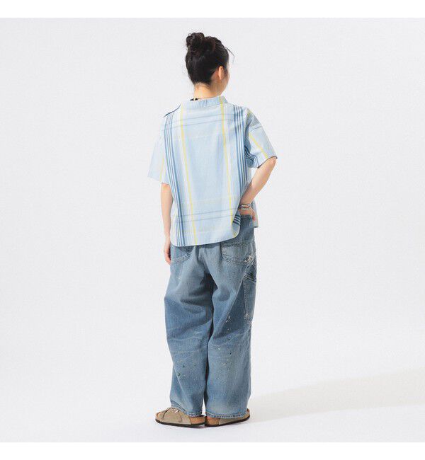 BEAMSBOY「ボーイ ビッグタータン ショートスリーブ」|シャツ・ブラウス|