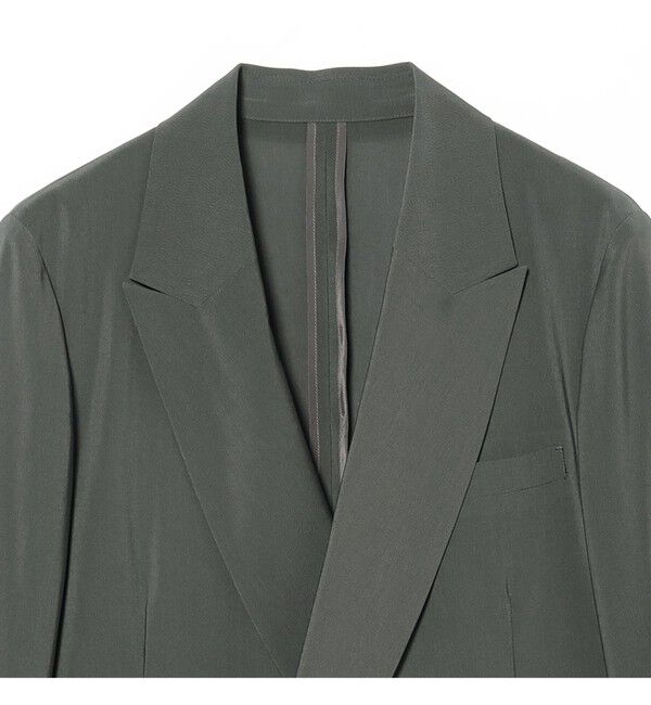 Demi-Luxe BEAMS 「AK+1 / シアー 4ボタン ダブル ジャケット」|ダッフルコート|