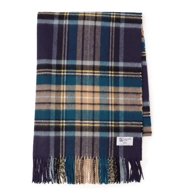 SHIPS for women「【SHIPS別注】JOHNSTONS:カシミヤチェックストール」|ストール|