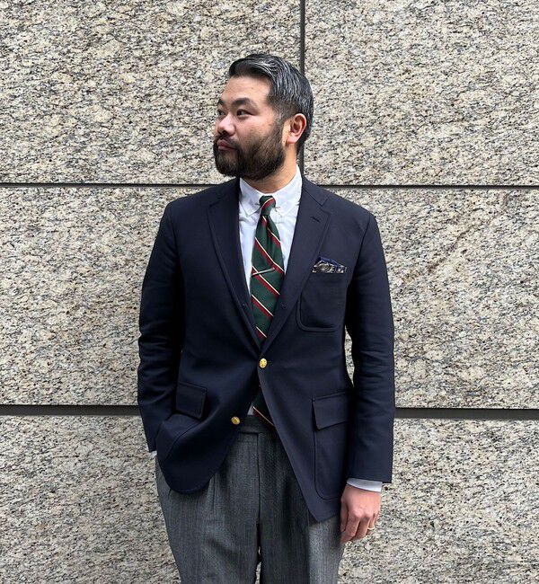 SHIPS「Southwick: CAMBRIDGE ウール ネイビー ブレザー」|テーラードジャケット|