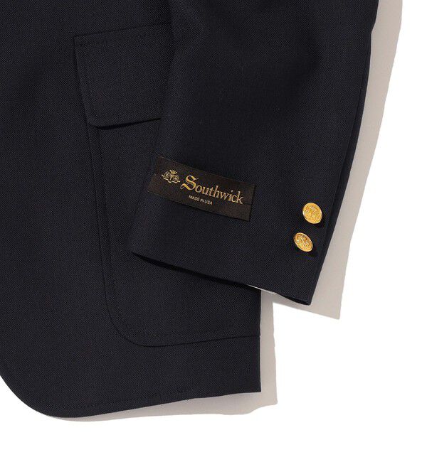 SHIPS「Southwick: CAMBRIDGE ウール ネイビー ブレザー」|テーラードジャケット|