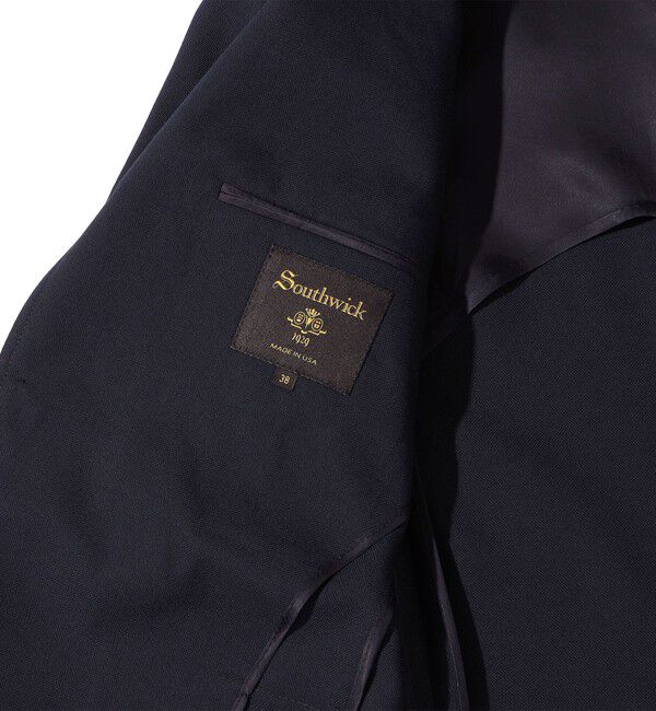 SHIPS「Southwick: CAMBRIDGE ウール ネイビー ブレザー」|テーラードジャケット|