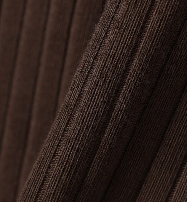 SHIPS any「《一部追加予約》SHIPS any:〈洗濯機可能〉テレコ リブ ハーフスリーブ TEE」|Tシャツ・カットソー|