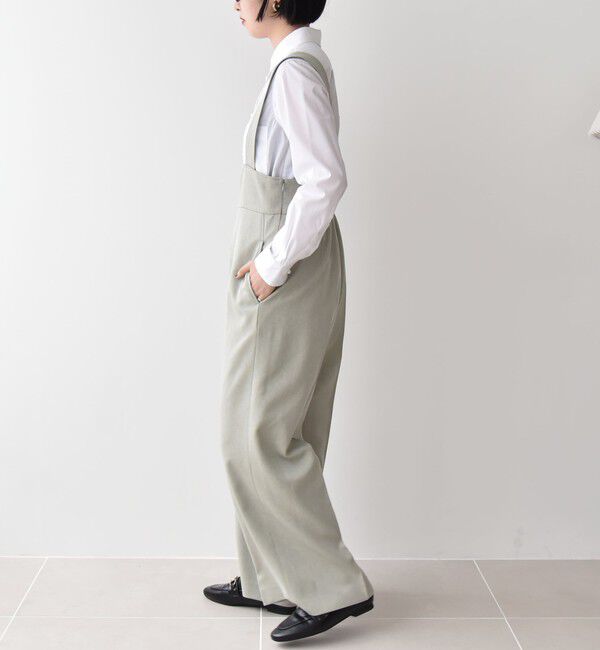 quaranciel「quaranciel:〈洗濯機可能〉REPREVE パールモチーフ ハンサム シャツ」|シャツ・ブラウス|