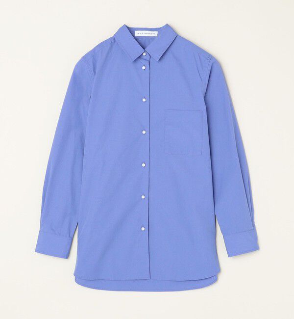 quaranciel「quaranciel:〈洗濯機可能〉REPREVE パールモチーフ ハンサム シャツ」|シャツ・ブラウス|