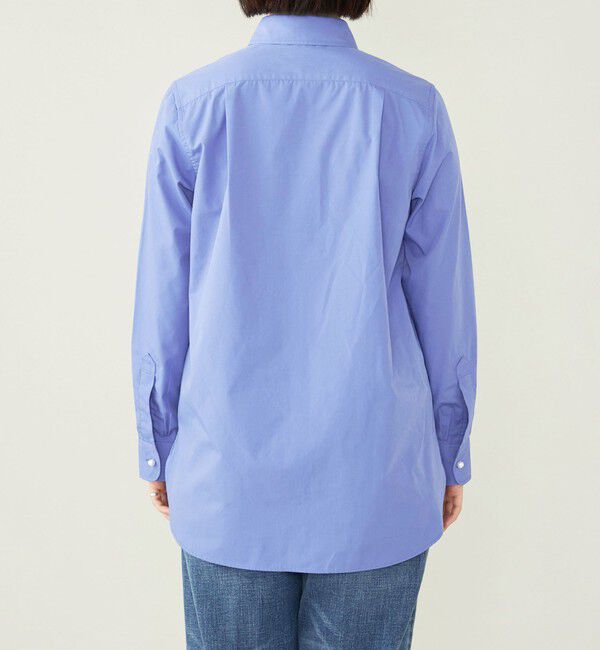 quaranciel「quaranciel:〈洗濯機可能〉REPREVE パールモチーフ ハンサム シャツ」|シャツ・ブラウス|