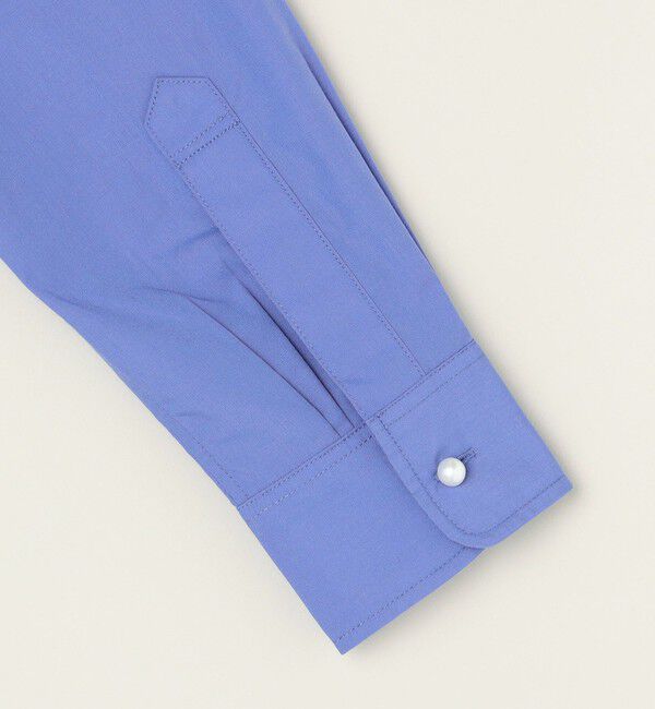 quaranciel「quaranciel:〈洗濯機可能〉REPREVE パールモチーフ ハンサム シャツ」|シャツ・ブラウス|