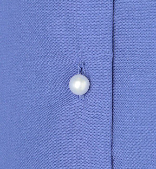 quaranciel「quaranciel:〈洗濯機可能〉REPREVE パールモチーフ ハンサム シャツ」|シャツ・ブラウス|