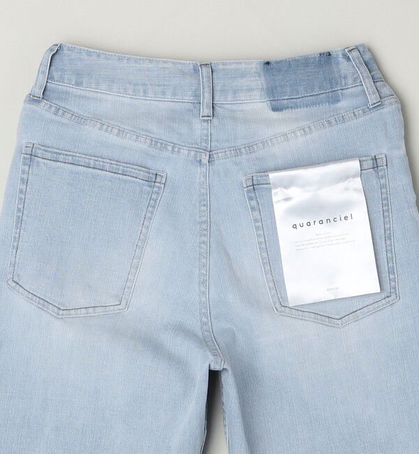 quaranciel「quaranciel:〈洗濯機可能〉ハンサム テーパード デニム パンツ 2」|デニム|