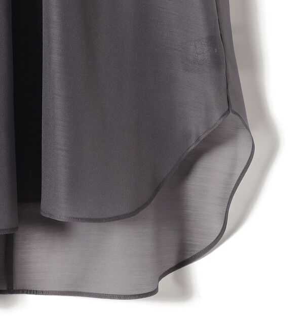 SHIPS for women「〈手洗い可能〉オーガンジー リボン ブラウス」|シャツ・ブラウス|