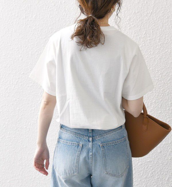 SHIPS any「La Hutte:〈洗濯機可能〉デザイン ロゴ  プリント TEE」|Tシャツ・カットソー|