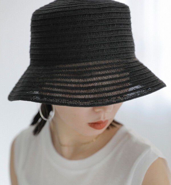 quaranciel「quaranciel: シアー ペーパー ハット」|ハット|