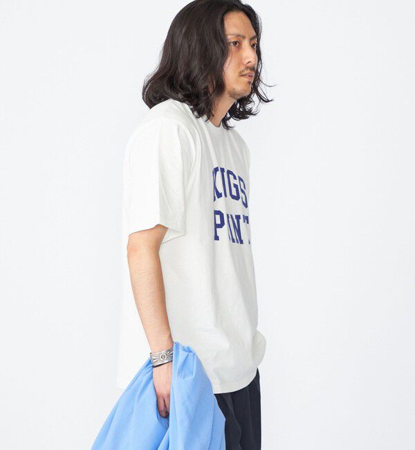 SHIPS「【SHIPS別注】KINGS POINT: ロゴ プリント 半袖 Tシャツ」|Tシャツ・カットソー|