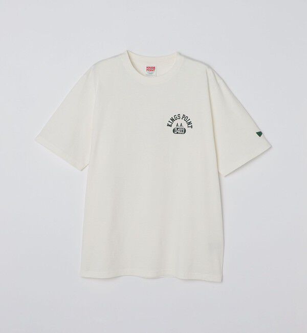 SHIPS「【SHIPS別注】KINGS POINT: ロゴ プリント 半袖 Tシャツ」|Tシャツ・カットソー|