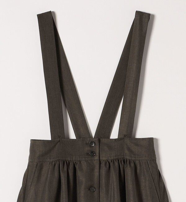 SHIPS any「SHIPS any:〈洗濯機可能〉ウーステッド ハイウエスト ジャンパースカート」|ジャンパースカート|