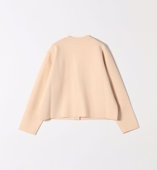 SHIPS any「SHIPS any: ミラノリブ ノーカラー ニット ジャケット カーディガン」|カーディガン|