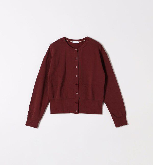 SHIPS any「【WEB限定】SHIPS any: USA コットン 裏起毛 コンパクト スナップ カーディガン」|カーディガン|