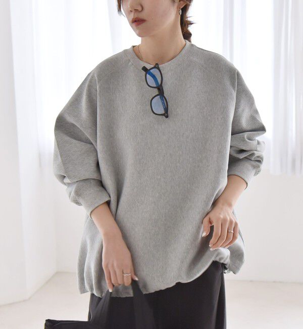 quaranciel「quaranciel:〈洗濯機可能〉ポンチ ドロスト ルーズ プルオーバー」|スウェット・ジャージ|