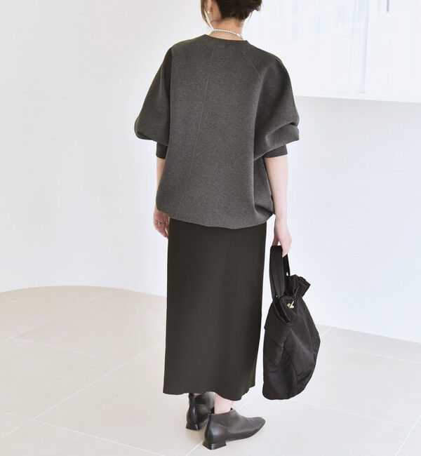 quaranciel「quaranciel:〈洗濯機可能〉ポンチ ドロスト ルーズ プルオーバー」|スウェット・ジャージ|