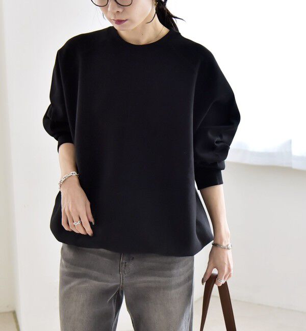 quaranciel「quaranciel:〈洗濯機可能〉ポンチ ドロスト ルーズ プルオーバー」|スウェット・ジャージ|