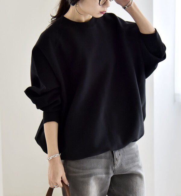 quaranciel「quaranciel:〈洗濯機可能〉ポンチ ドロスト ルーズ プルオーバー」|スウェット・ジャージ|