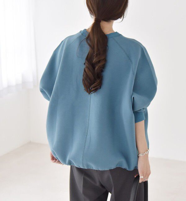 quaranciel「quaranciel:〈洗濯機可能〉ポンチ ドロスト ルーズ プルオーバー」|スウェット・ジャージ|