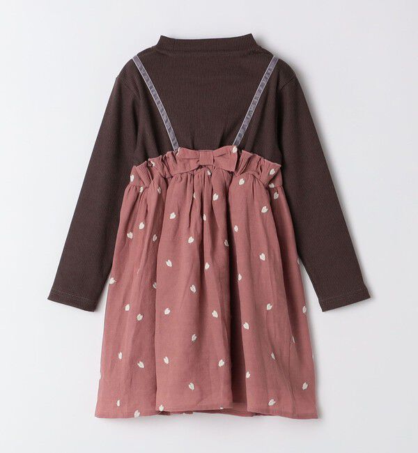 SHIPS Colors 「SHIPS Colors: 100～140cm /〈洗濯機可能〉ハート エンブロイダリー ワンピース」|ワンピース|